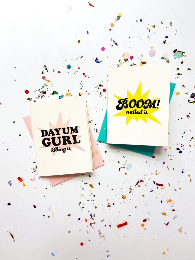 Boom Nailed It Card Cards Steel Petal Press  Paper Skyscraper Gift Shop Charlotte