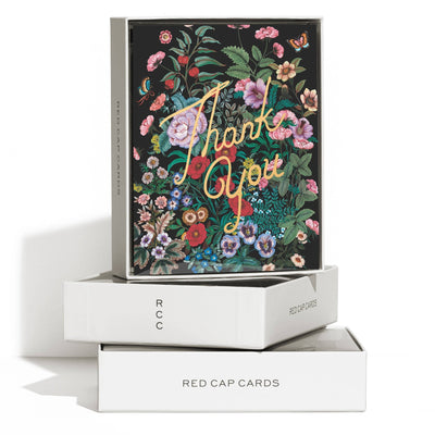 Botanical Garden thank you greeting card: Singles  Red Cap Cards  Paper Skyscraper Gift Shop Charlotte