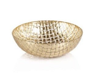 Braided 8.5"x2.75" Bowl Home Decor Zodax  Paper Skyscraper Gift Shop Charlotte