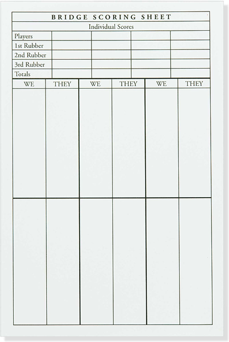 Bridge Tally Pad BOOK Peter Pauper Press, Inc.  Paper Skyscraper Gift Shop Charlotte