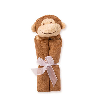 Brown Monkey Blankie Baby Angel Dear  Paper Skyscraper Gift Shop Charlotte