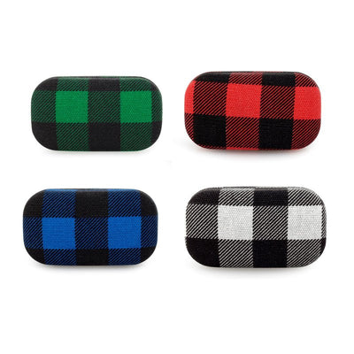 Buffalo Plaid Travel Case Travel Kikkerland  Paper Skyscraper Gift Shop Charlotte