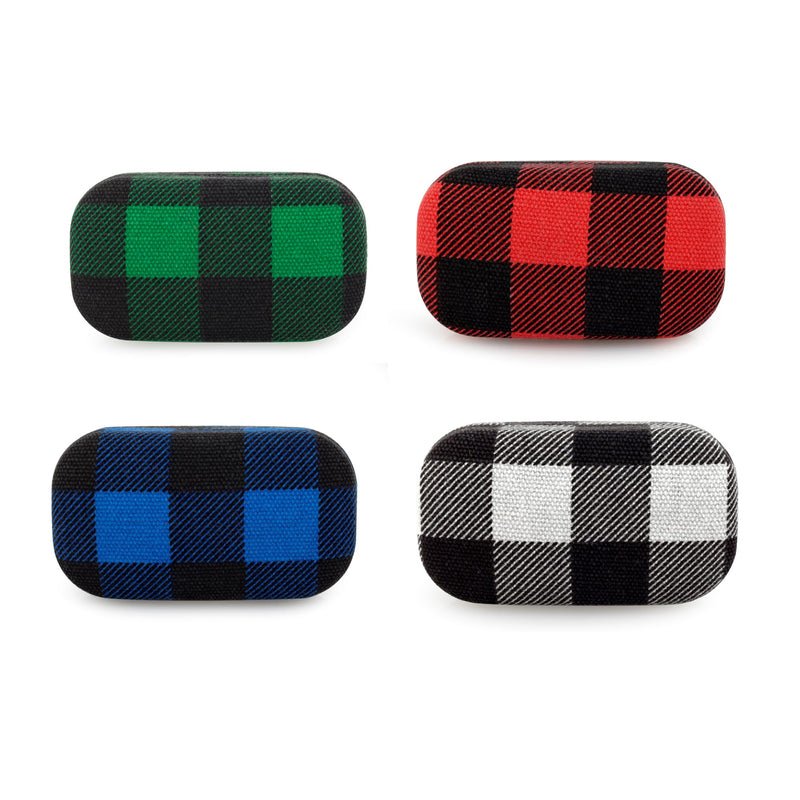 Buffalo Plaid Travel Case Travel Kikkerland  Paper Skyscraper Gift Shop Charlotte