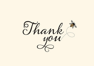 Bumblebee Thank You Notes Boxed Cards Peter Pauper Press, Inc.  Paper Skyscraper Gift Shop Charlotte