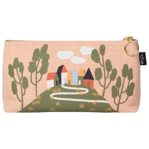 Burrow Pencil Cosmetic Bag Pouches Danica Studio (Now Designs)  Paper Skyscraper Gift Shop Charlotte