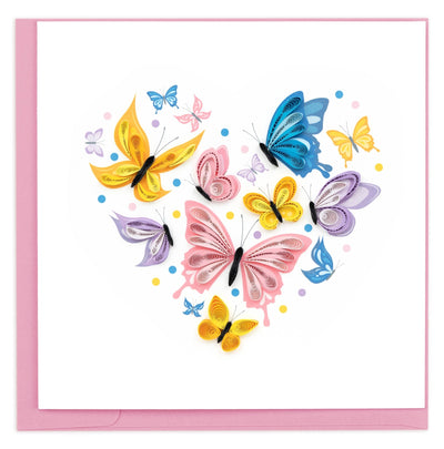 Butterfly Heart - Card Cards Quilling Card  Paper Skyscraper Gift Shop Charlotte