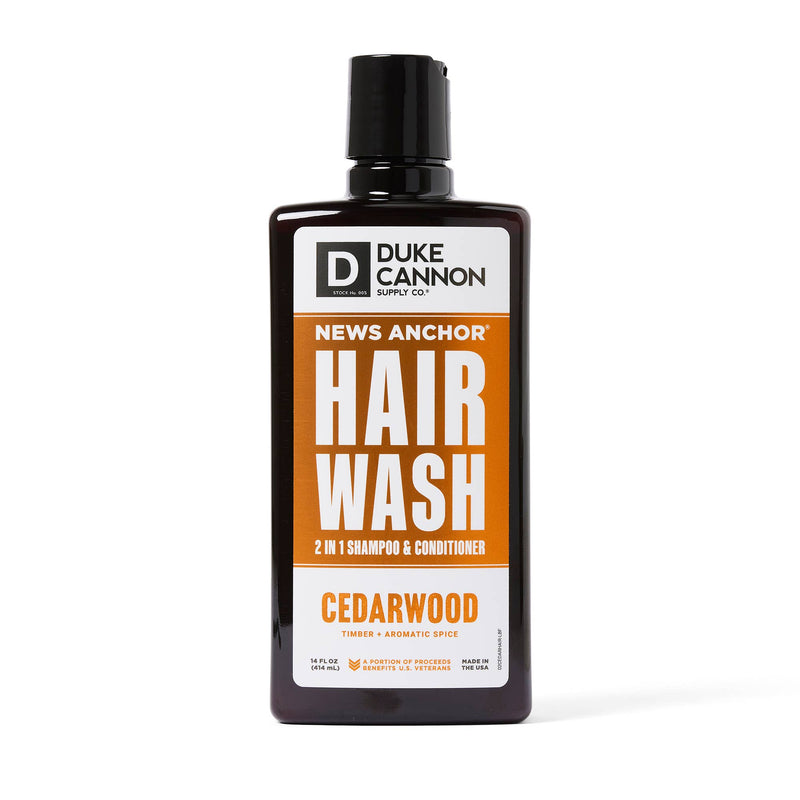 Cedarwood 2-in-1 Hair Wash Sulfate Free Beauty & Wellness - Mens Duke Cannon  Paper Skyscraper Gift Shop Charlotte