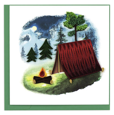 Camping Greeting Card Cards Quilling Card  Paper Skyscraper Gift Shop Charlotte