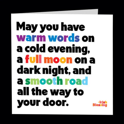 Card | May you have warm words Cards Quotable Cards  Paper Skyscraper Gift Shop Charlotte