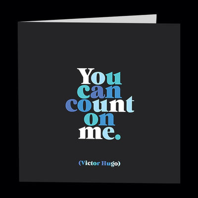 Card | You can count on me Cards Quotable Cards  Paper Skyscraper Gift Shop Charlotte