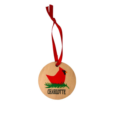 Cardinal North Carolina Ornament Ornaments Rock Scissor Paper  Paper Skyscraper Gift Shop Charlotte