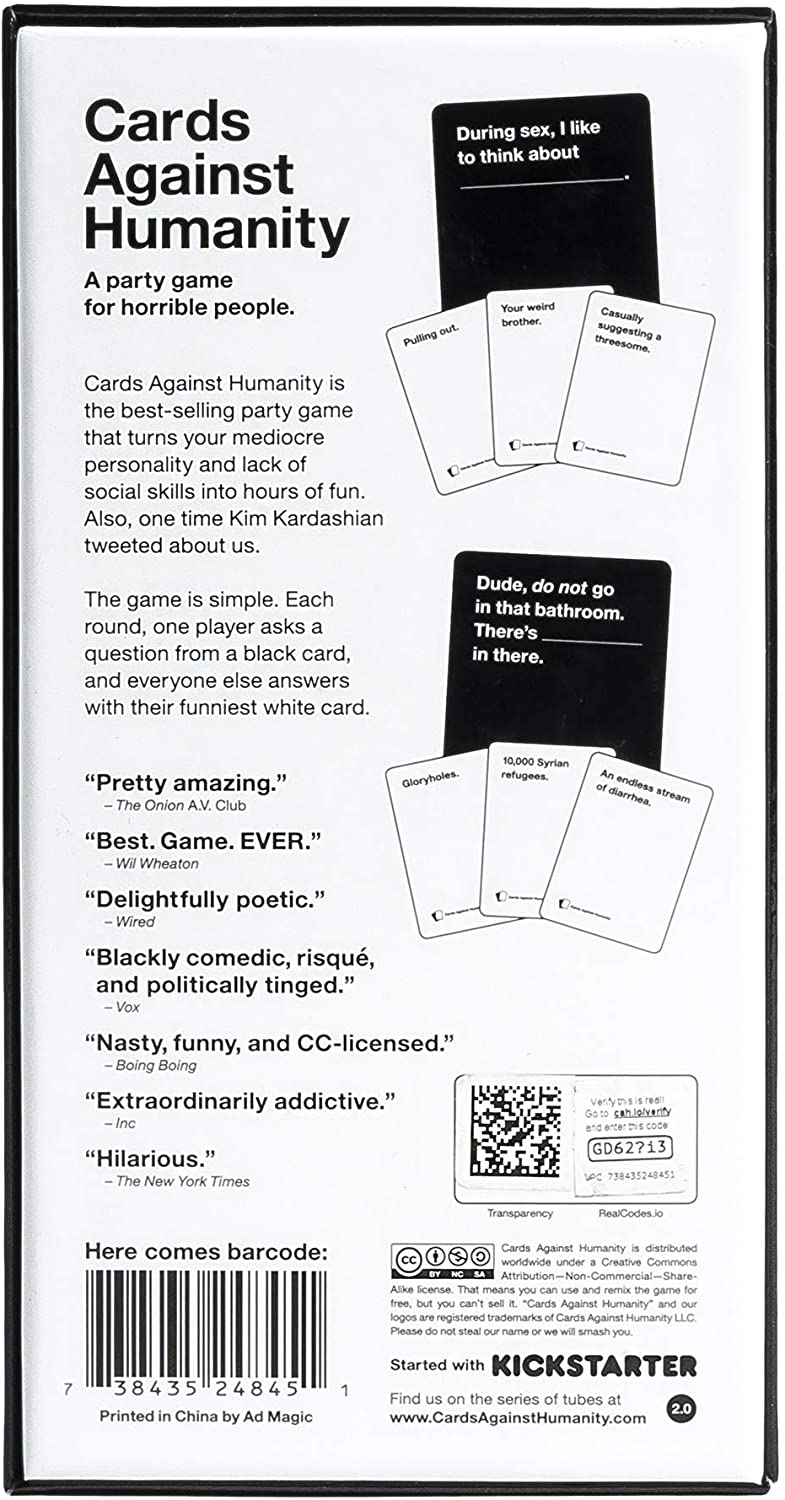 Cards Against Humanity | Original Games Breaking Games  Paper Skyscraper Gift Shop Charlotte