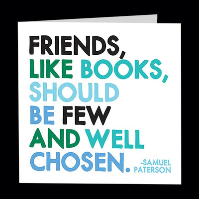 Cards | Friends, Like Books Cards Quotable Cards  Paper Skyscraper Gift Shop Charlotte