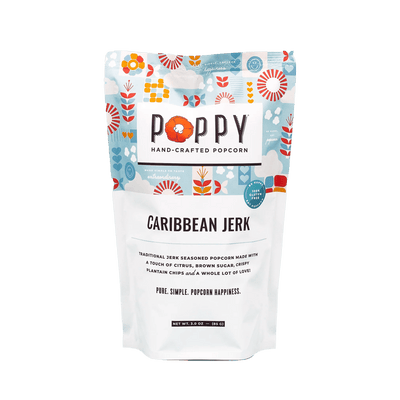 Caribbean Jerk Popcorn Local Food Poppy Handcrafted Popcorn  Paper Skyscraper Gift Shop Charlotte