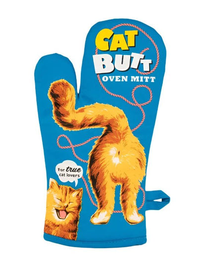 Cat Butt Oven Mitt Oven Mitts Blue Q  Paper Skyscraper Gift Shop Charlotte