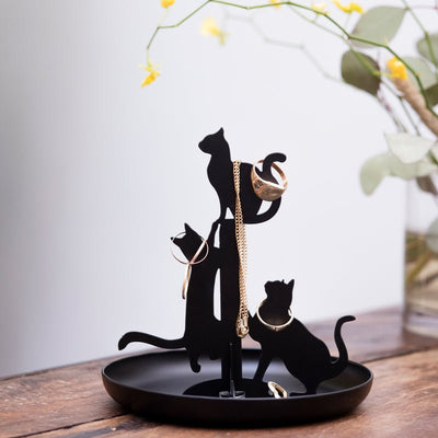 Cat Jewelry Stand Jewelry Storage Kikkerland  Paper Skyscraper Gift Shop Charlotte