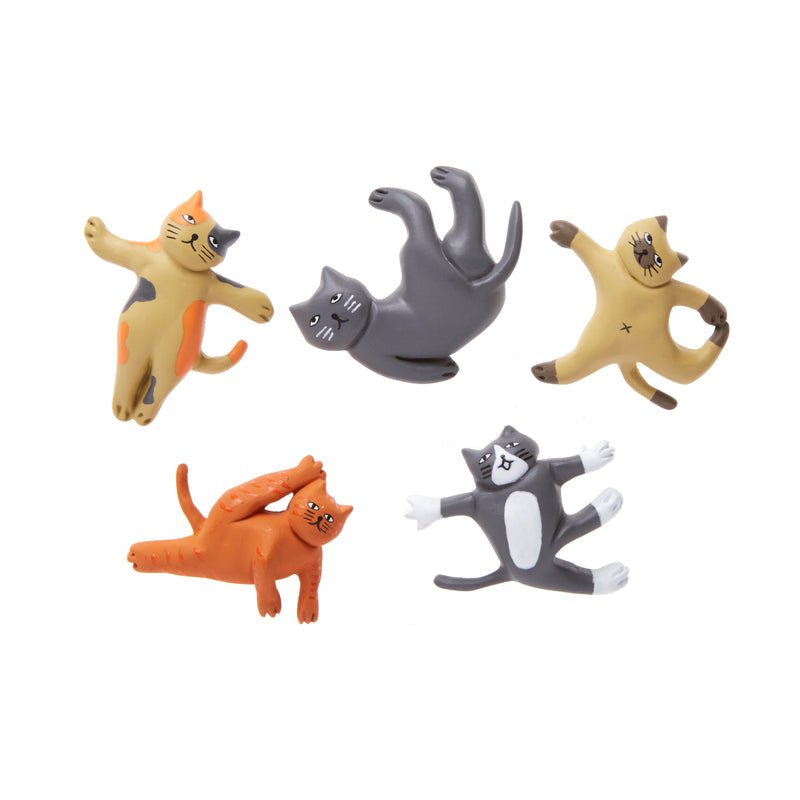 Cat Yoga Magnets Magnets Kikkerland  Paper Skyscraper Gift Shop Charlotte