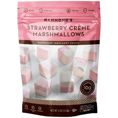 Handmade Strawberry Creme Marshmallows Food - Snacks Hammond's Paper Skyscraper Gift Shop Charlotte