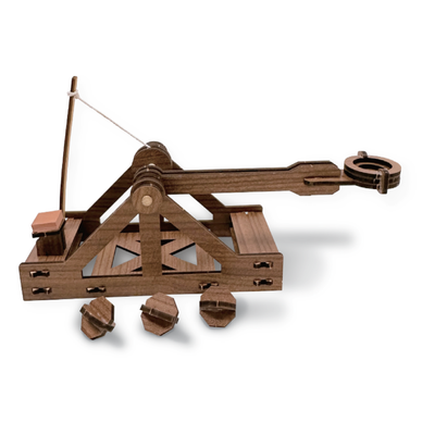 Mini Catapult : Wooden Engineering Model Building Kit Kids Learning Copernicus Toys Paper Skyscraper Gift Shop Charlotte