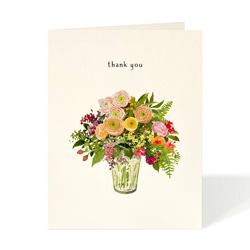 Sunrise Bouquet - Thank You Card Cards Felix Doolittle Paper Skyscraper Gift Shop Charlotte