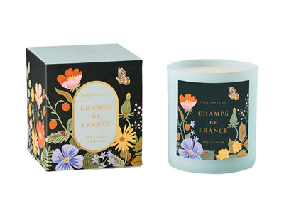 Champs De France Candle | 9.5 Oz. Candles Rifle Paper Co  Paper Skyscraper Gift Shop Charlotte