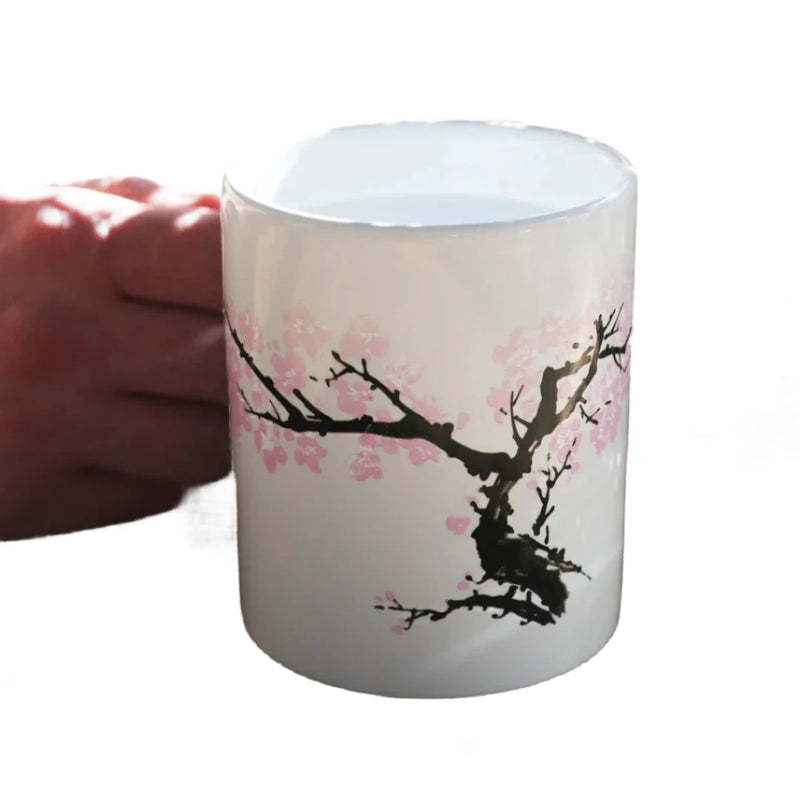 Cherry Blossom Morph Mug  Kikkerland  Paper Skyscraper Gift Shop Charlotte