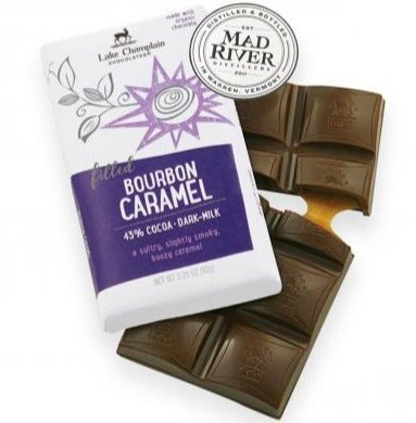 Chocolate Bourbon Caramel Bar Confectionery Lake Champlain Chocolates  Paper Skyscraper Gift Shop Charlotte