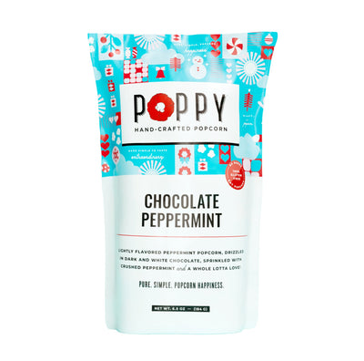 Chocolate Peppermint Popcorn Bag food Poppy Handcrafted Popcorn  Paper Skyscraper Gift Shop Charlotte