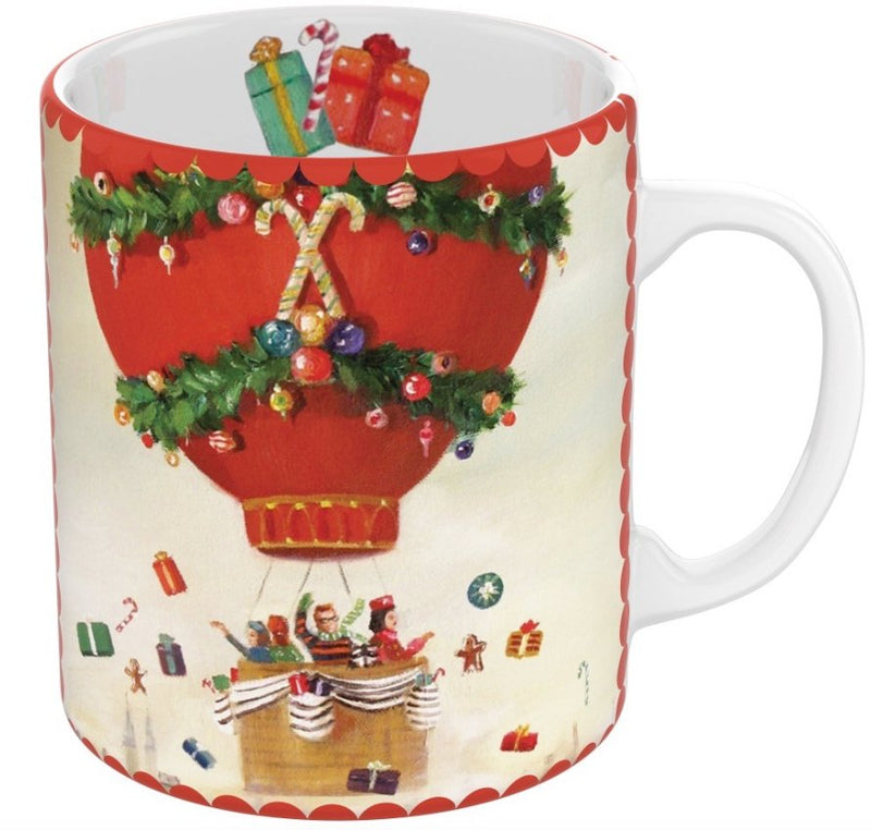 Christmas Greetings Mug Kitchen - Drinkware New York Puzzle Company  Paper Skyscraper Gift Shop Charlotte