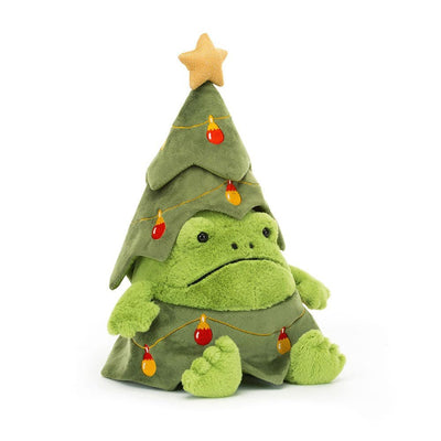 Christmas Tree Ricky Rain Frog  Jellycat  Paper Skyscraper Gift Shop Charlotte