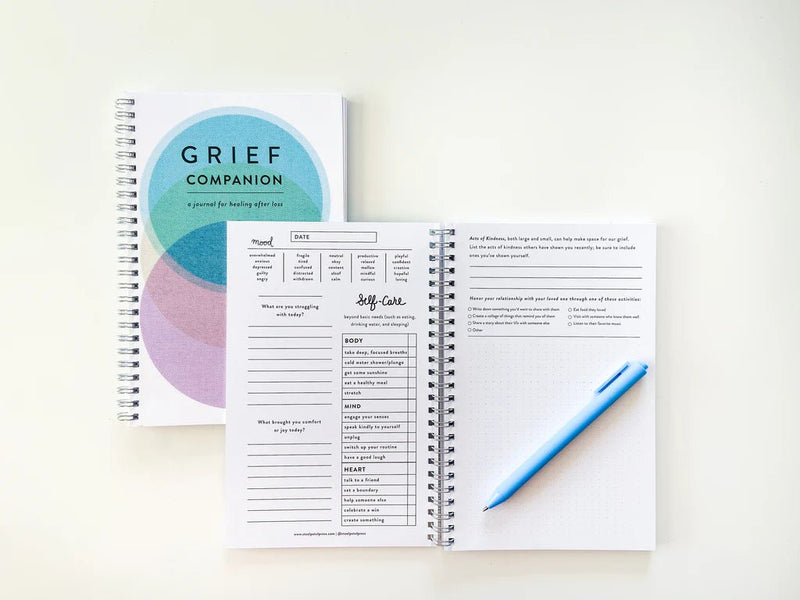 Circles Grief Journal Notebooks Steel Petal Press  Paper Skyscraper Gift Shop Charlotte