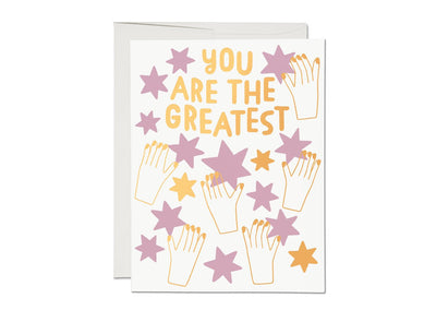 Clapping Hands  | Love & Friendship Card Cards Red Cap Cards  Paper Skyscraper Gift Shop Charlotte