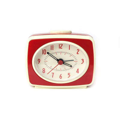 Classic Alarm Clock Red Clocks Kikkerland  Paper Skyscraper Gift Shop Charlotte