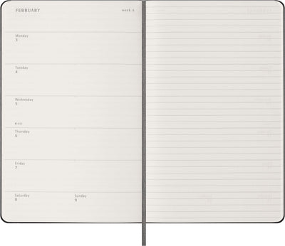 Classic Planner 2024/2025 | L | Weekly | 18 months | Hardcover | Black BOOK Moleskin  Paper Skyscraper Gift Shop Charlotte