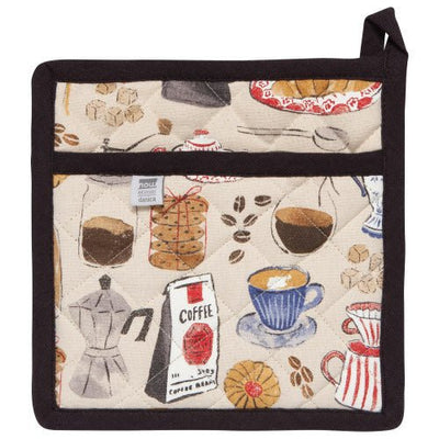 Coffee Break Classic Potholder Kitchen Accessories Danica Studio (Now Designs)  Paper Skyscraper Gift Shop Charlotte