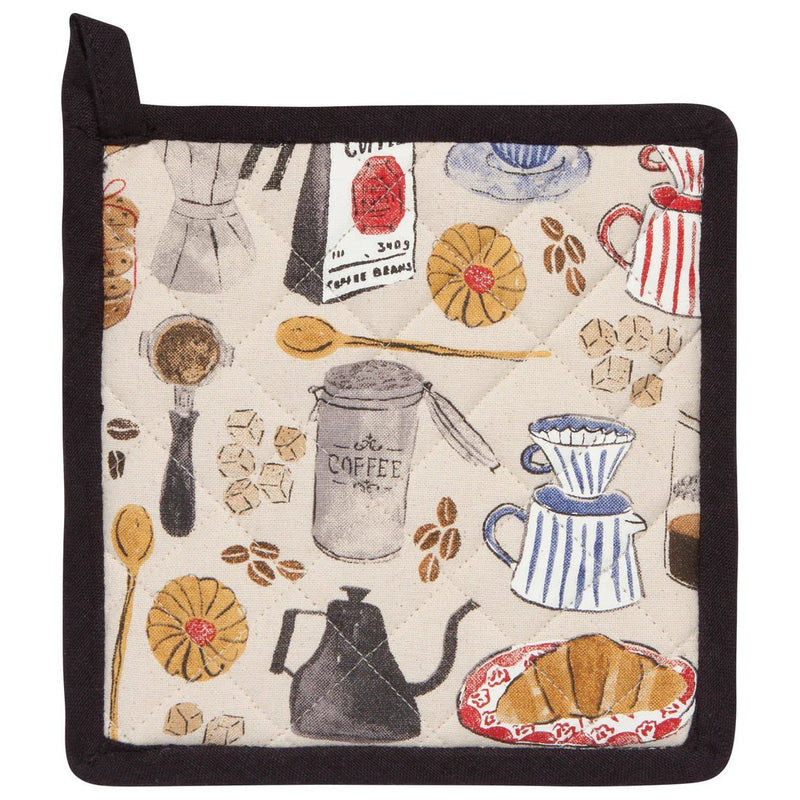 Coffee Break Classic Potholder Kitchen Accessories Danica Studio (Now Designs)  Paper Skyscraper Gift Shop Charlotte