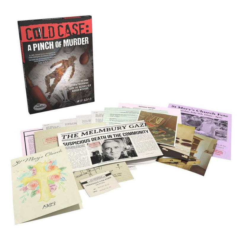 Cold Case: A Pinch of Murder Game Adult Games Ravensburger  Paper Skyscraper Gift Shop Charlotte