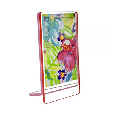 Colorful Magnet Frame 4"x6": Red/Pink Photo Frames Canetti Design Group  Paper Skyscraper Gift Shop Charlotte