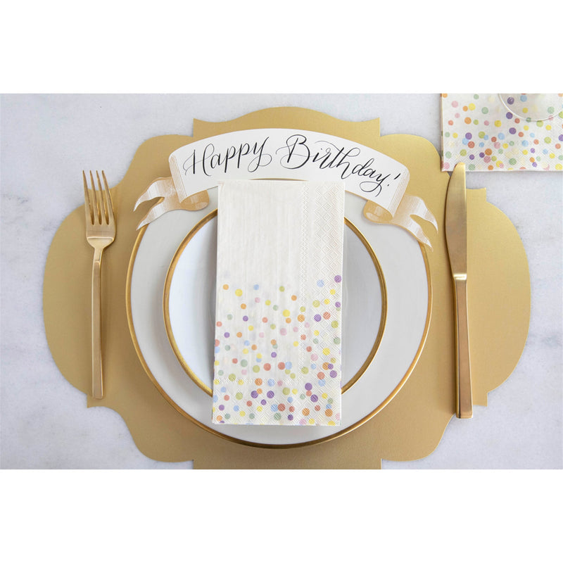 Confetti Sprinkles Guest Napkin Valentine&