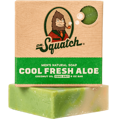 Cool Fresh Aloe Bar Soap Soap Dr Squatch  Paper Skyscraper Gift Shop Charlotte