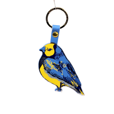 Cornflower Finch Bird Key Chain Keychains Ark Colour Design  Paper Skyscraper Gift Shop Charlotte