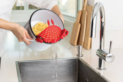 Crabby Clip-On Strainer  OTOTO  Paper Skyscraper Gift Shop Charlotte