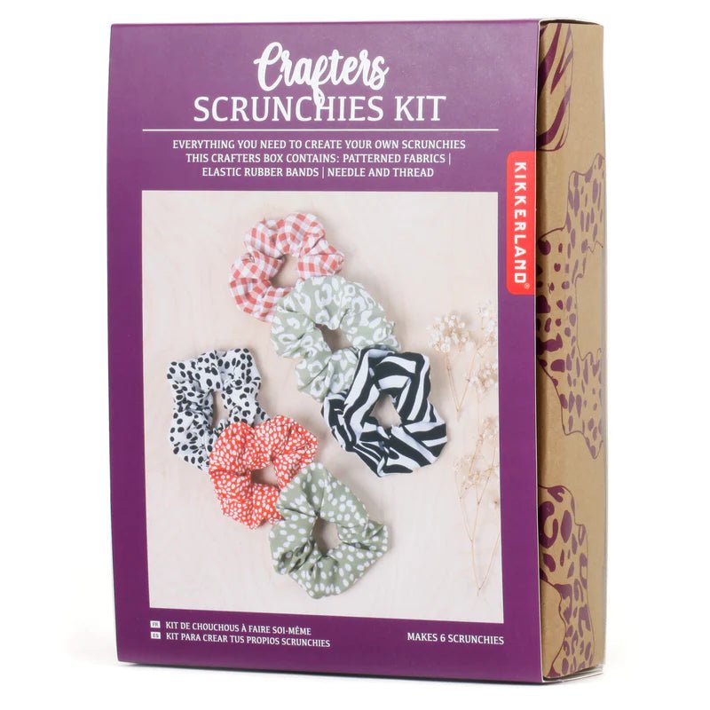 Crafters Scrunchie Kit Arts & Crafts Kikkerland  Paper Skyscraper Gift Shop Charlotte