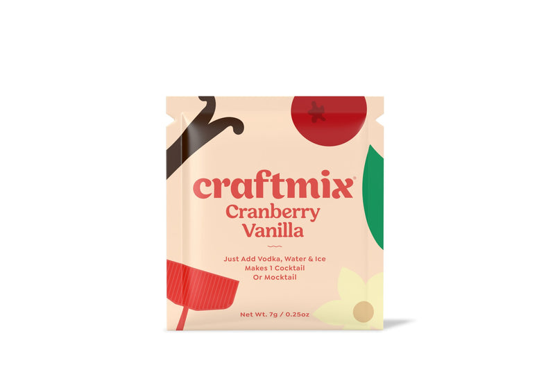 Cranberry Vanilla Cocktail Mixer - 12 Servings Multipack Food - Drink Mixers Craftmix  Paper Skyscraper Gift Shop Charlotte