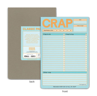 Crap Pad | Pastel Notepads Knock Knock  Paper Skyscraper Gift Shop Charlotte