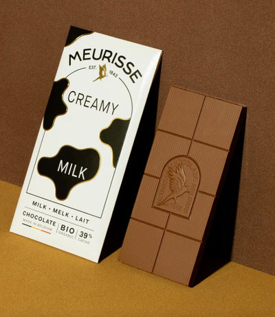 Creamy Milk 39% Cacao Milk Chocolate Bar Food Meurisse  Paper Skyscraper Gift Shop Charlotte