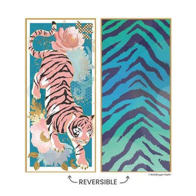 Crouching Tiger Microfiber Beach Towels  WERKSHOPPE  Paper Skyscraper Gift Shop Charlotte