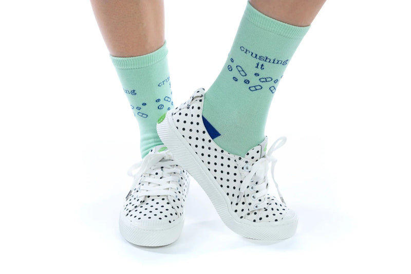 "Crushing It" Socks- Unisex  Nurseology  Paper Skyscraper Gift Shop Charlotte