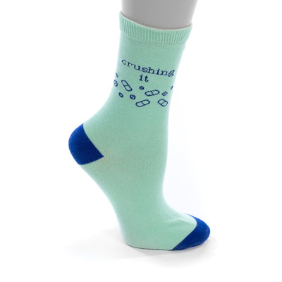 "Crushing It" Socks- Unisex  Nurseology  Paper Skyscraper Gift Shop Charlotte