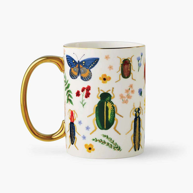 Curio Porcelain Mug 16oz Mugs Rifle Paper Co  Paper Skyscraper Gift Shop Charlotte